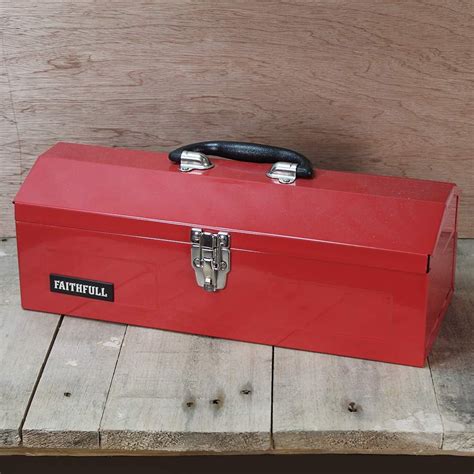 Faithfull Metal Barn Tool Box 420mm